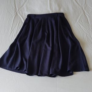 Just This Sway Midi Skirt in Navy
